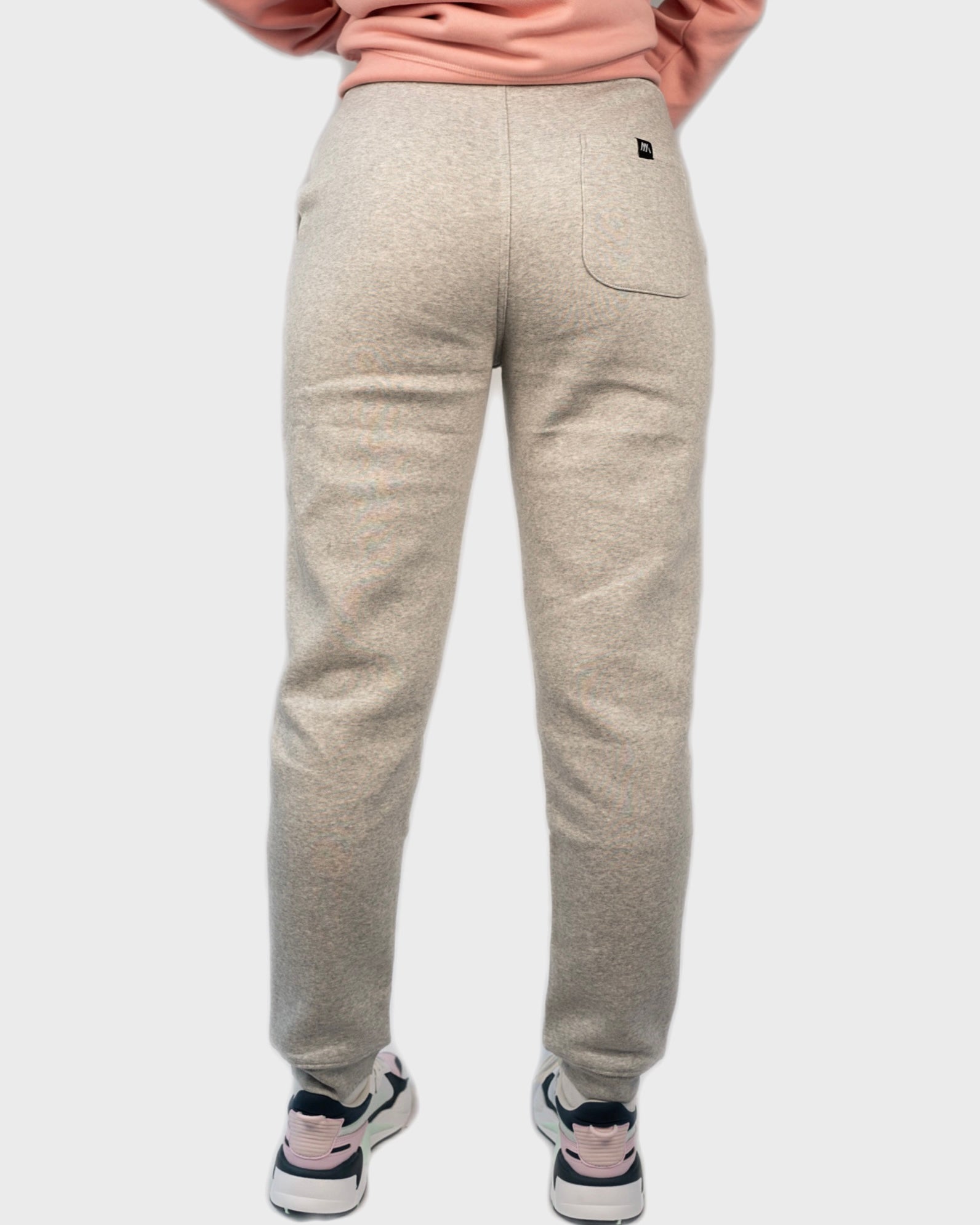 Jogginhose Pants Trainingshose in hellgrau grau für Herren und Damen, Unisex, Bio Baumwolle, Sport, Natur, gesticktes Logo, Nachhaltig und vegan produziert und Öko-Tex zertifiziert, auch für Jungen und Mädchen